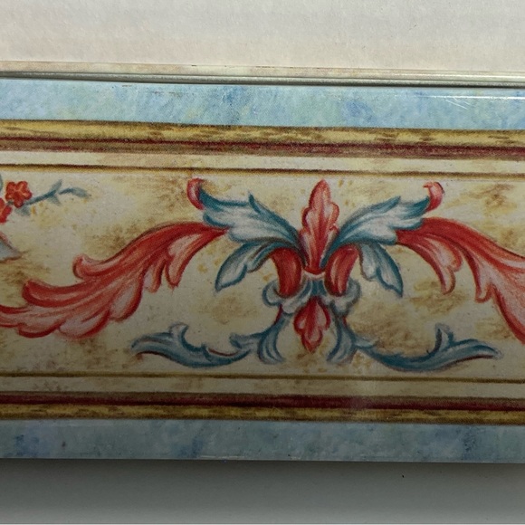 Brighton Jewelry Metal Tim Watch Box (empty) Classic Floral Style! - Picture 2 of 3